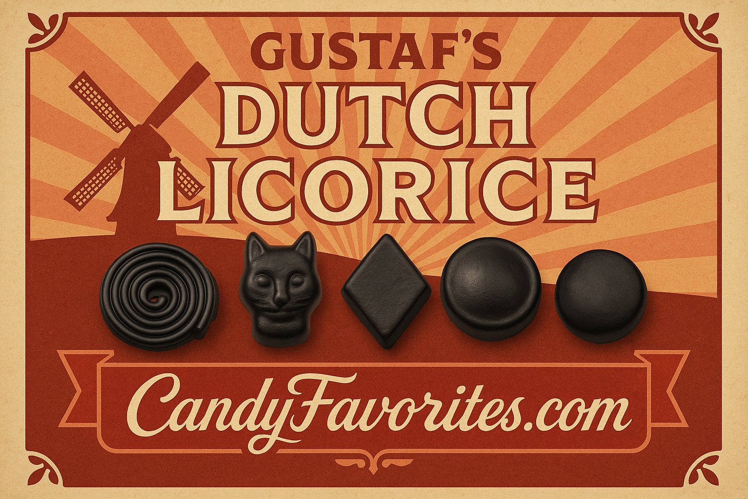 Gustaf's Dutch Black Licorice – Candy Favorites Gustaf's Dutch Black Licorice – Candy Favorites