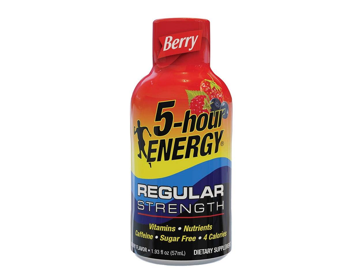 5-Hour Energy  Berry Regular Strength 1.93 oz. Supplement - CandyFavorites