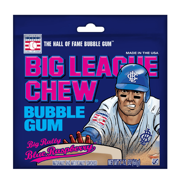 Big League "Big Rally" Chew Blue Raspberry - CandyFavorites