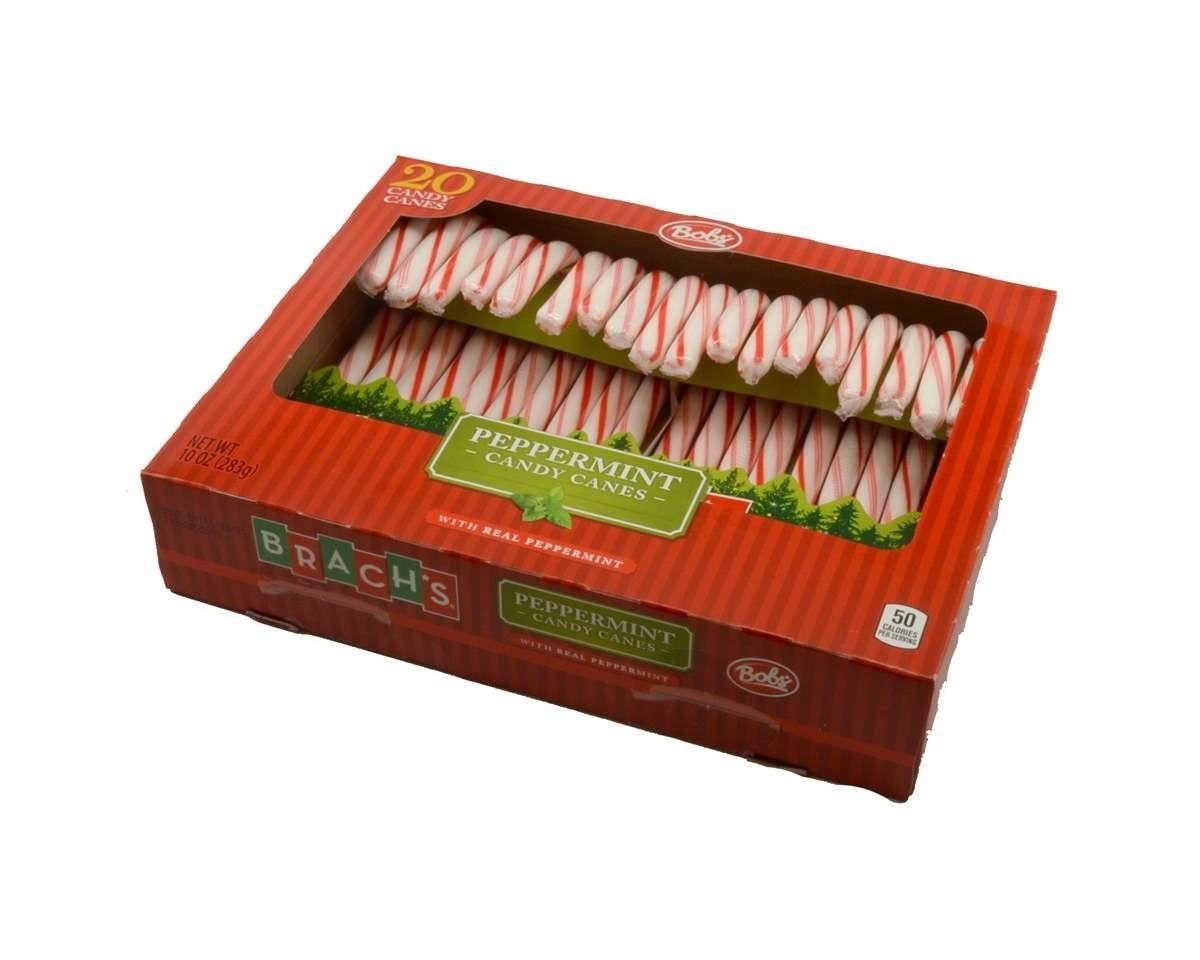 Brach's Medium Size 20 Count Wrapped Peppermint Candy Canes - CandyFavorites