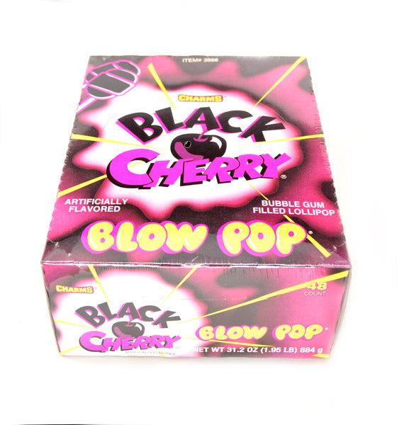 Charms Black Cherry Blow Pops - CandyFavorites