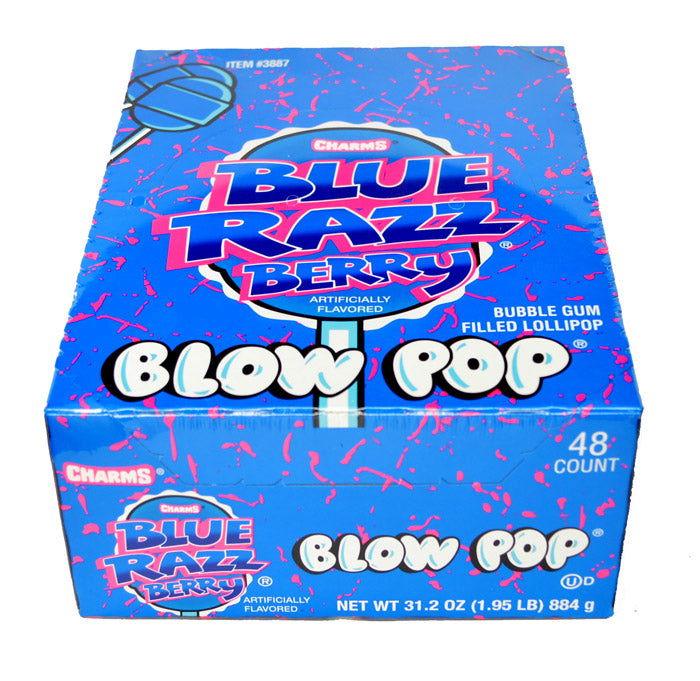 Charms Blue Razzberry Blow Pops - CandyFavorites