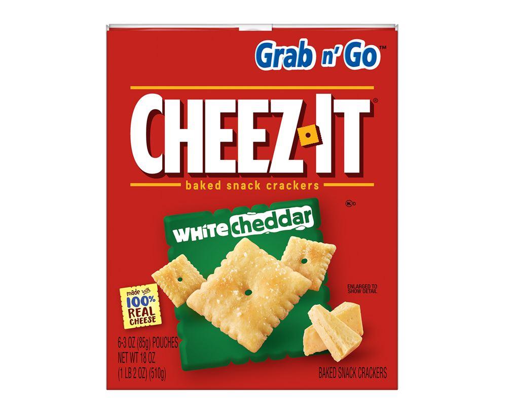 Cheez-It’s White Cheddar Grab n' Go Baked Snack Crackers Bags - CandyFavorites