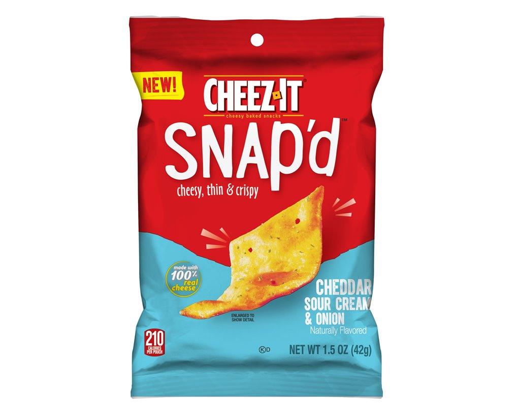 Cheez It Cheddar Sour Cream and Onion Snap'd Bags - CandyFavorites