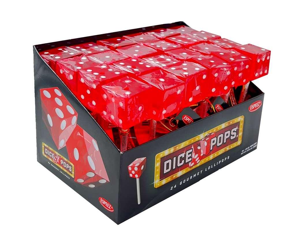Cherry Gourmet Dice Lollipops - CandyFavorites