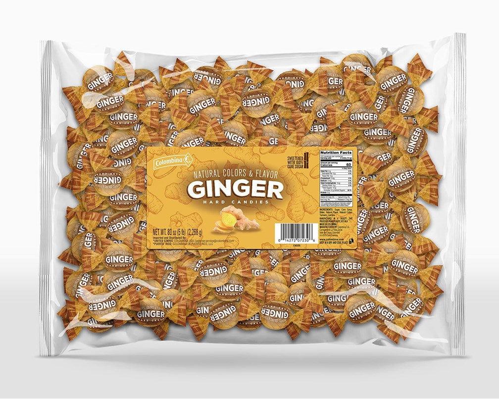 Colombina Wrapped Ginger Hard Candy - CandyFavorites