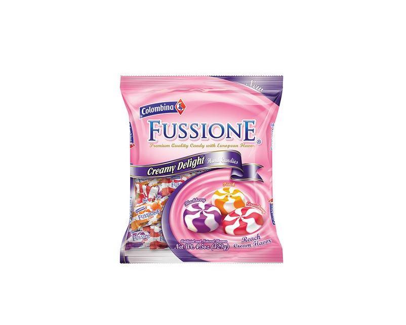 Columbina Fussione Creamy Delight Hard Candy 4.5 oz. Bags - 12