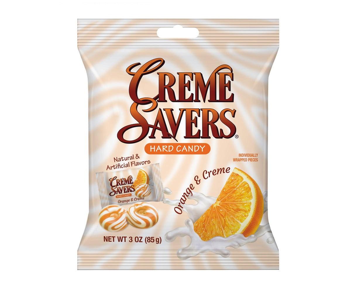Creme Savers Orange & Creme Hard Candy 3 oz. Bags - CandyFavorites