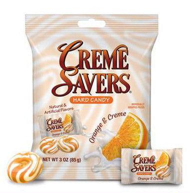 Creme Savers Orange & Creme Hard Candy 3 oz. Bags - CandyFavorites