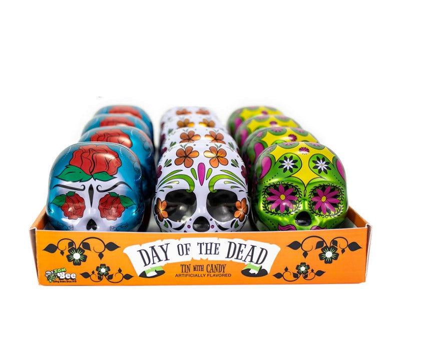 Day Of The Dead Tins with Smarties - 12 / Box – Candy Favorites