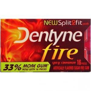 Dentyne Fire Split to Fit Cinnamon Gum - CandyFavorites