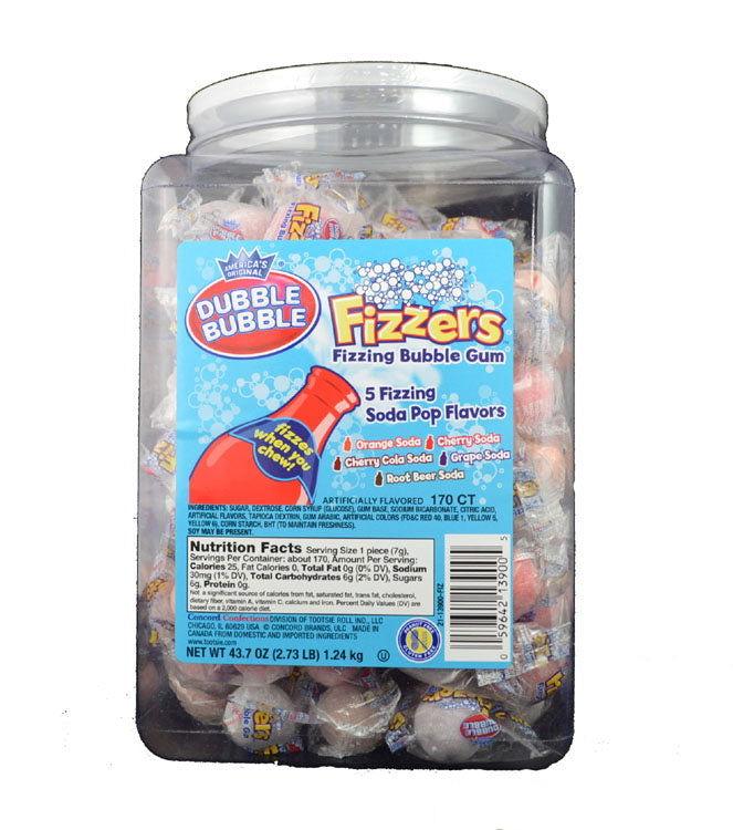 Dubble Bubble Fizzers Fizzing Bubble Gum - 1 Unit – Candy Favorites