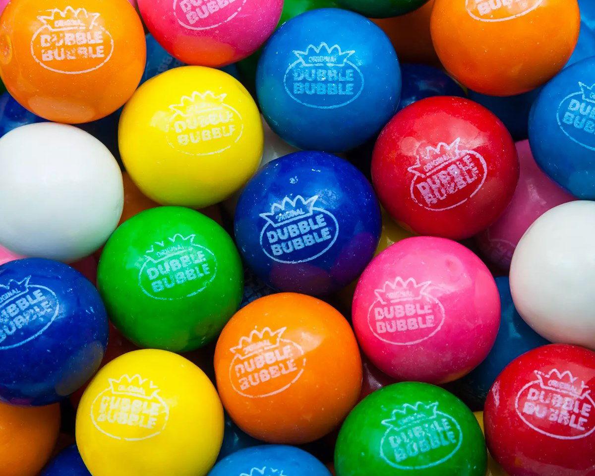 Dubble Bubble Large Assorted Fruit Gumballs - CandyFavorites