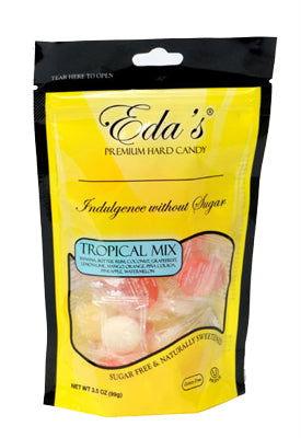 Eda's Sugar Free Tropical Fruit  Drops Bags - CandyFavorites