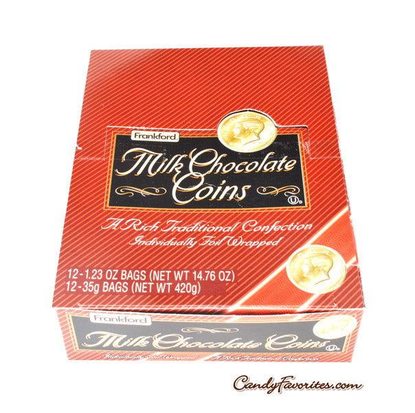 Frankford Milk Chocolate Gold Coin Bags - CandyFavorites