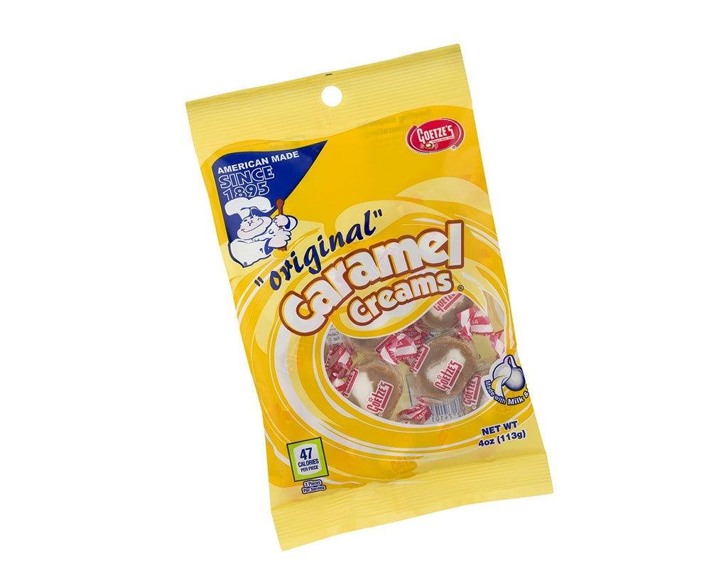 Goetze's Caramel Creams 4 oz. Peg Bags Goetze's Caramel Creams 4 oz. Peg Bags