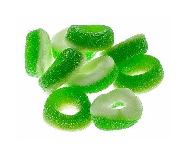 Granny Smith Green Apple Gummi Rings - CandyFavorites