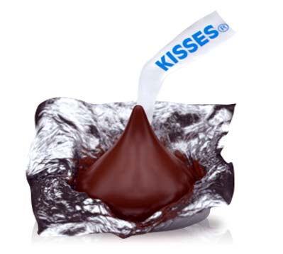 Hershey's Kisses "Select Label" Peg Bags - CandyFavorites