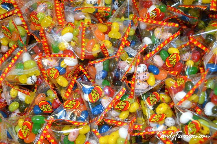 Jelly Belly Ten Flavors Pyramid Bags 1 Case Candy Favorites
