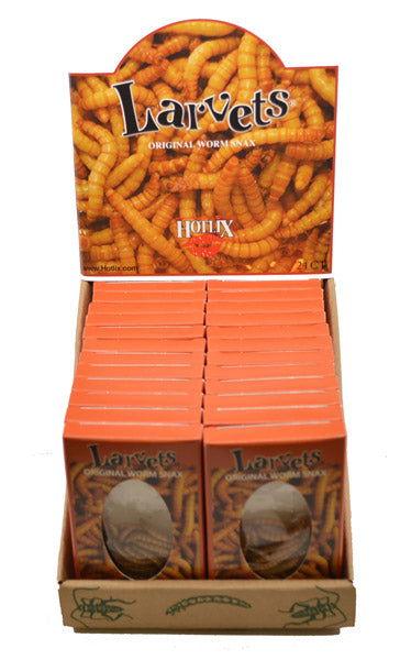 Larvets BBQ Worm Snacks - CandyFavorites