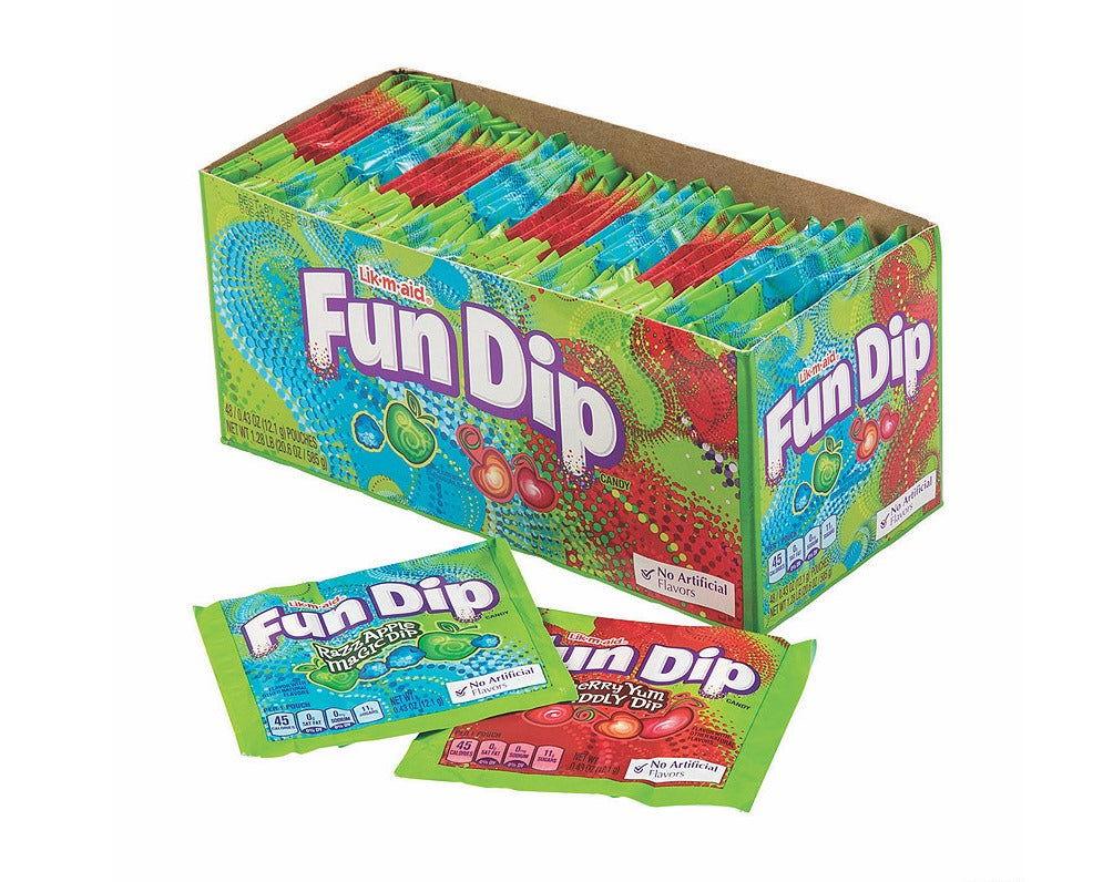 Lik-M-Aid Fun Dip Mini Candy - 48 / Box – Candy Favorites