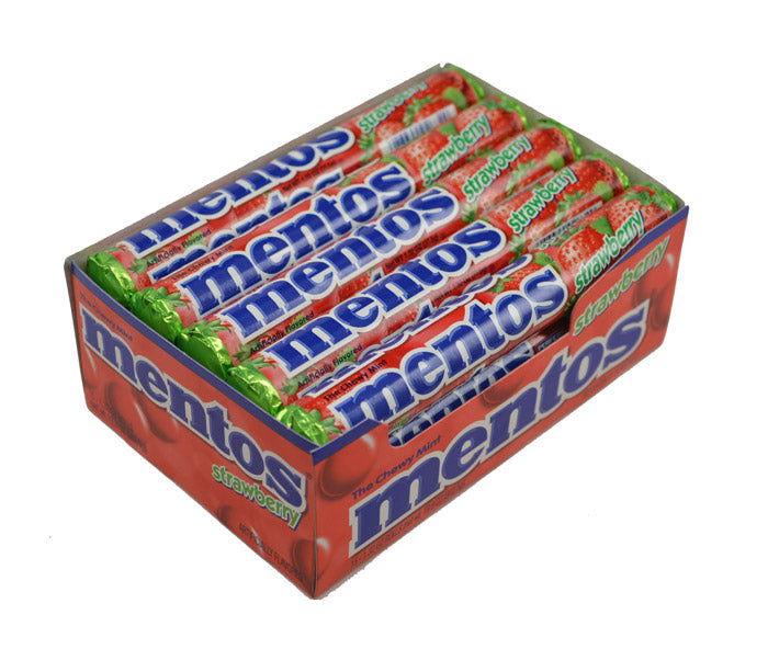 Mentos Strawberry - 15 / Box – Candy Favorites