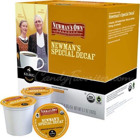 Keurig Coffee Yellow Box Keurig Newman's Special Decaf Medium