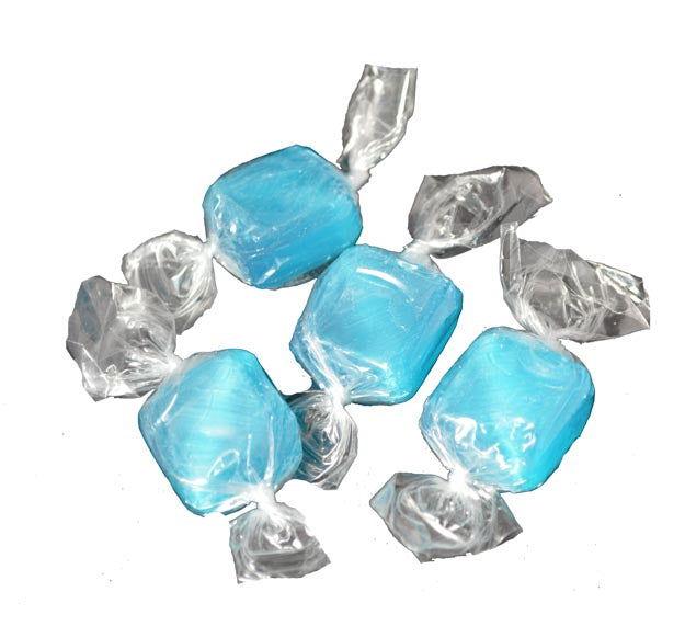 Old Fashion Blue Peppermint Cubes - CandyFavorites