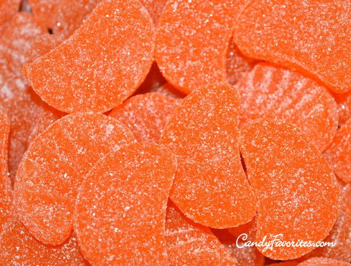 Orange Jelly Slices 7 Ounce Peg Bags - CandyFavorites