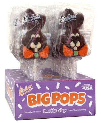 Palmer Chocolate Bunny Big Pop - 18 / Box – Candy Favorites