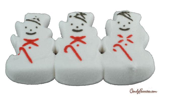 Peeps Marshmallow Snowmen 3 Pack Tray - CandyFavorites