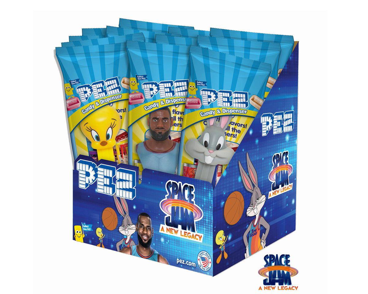 Pez Space Jam A New Legacy - 12 / Box Candy Favorites Pez Space Jam A New Legacy - 12 / Box Candy Favorites