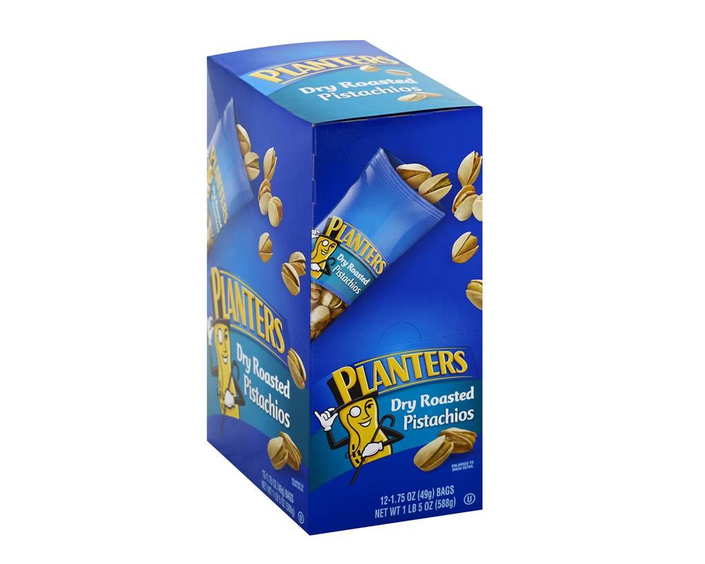 Planters Dry Roasted Salted Pistachios Bags - CandyFavorites