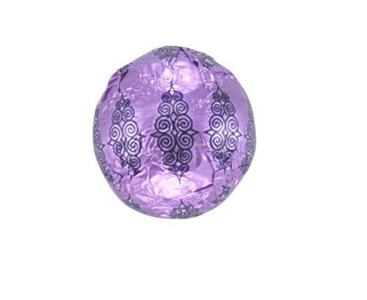 Purple Foil Wrapped Chocolate Marbles - CandyFavorites