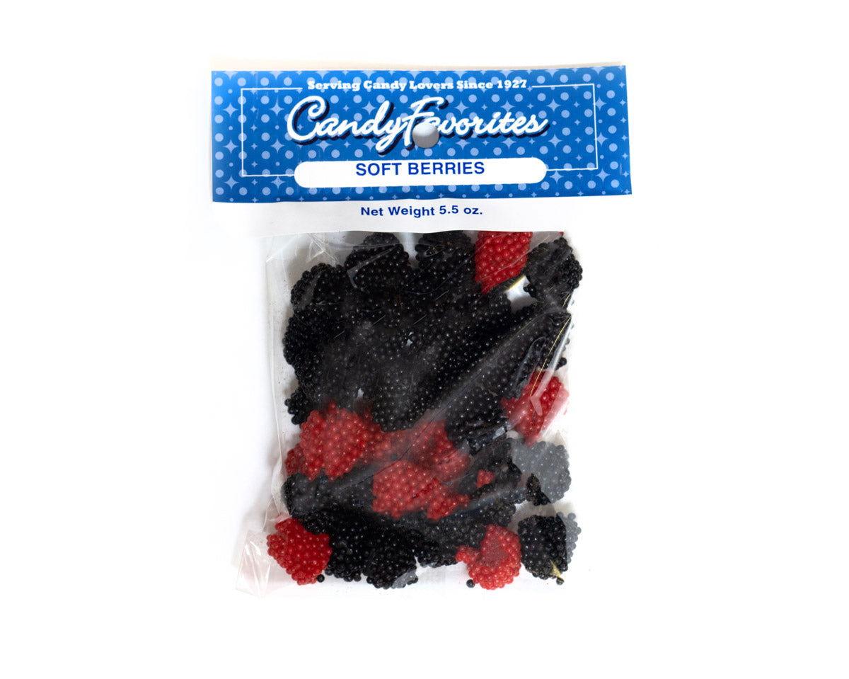 Raspberries and Blackberries 5.5 oz. Peg Bags - CandyFavorites