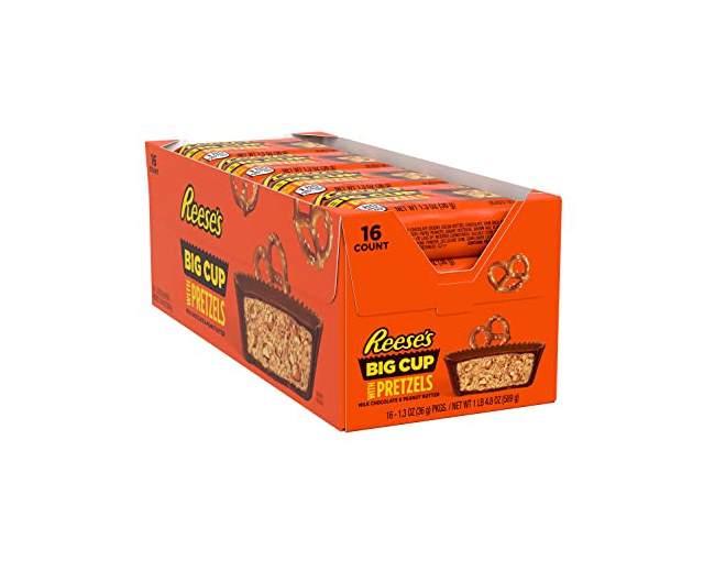 Reese’s Big Cup Stuffed with Pretzels 1.3 oz. Bar - CandyFavorites