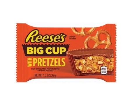 Reese’s Big Cup Stuffed with Pretzels 1.3 oz. Bar - CandyFavorites
