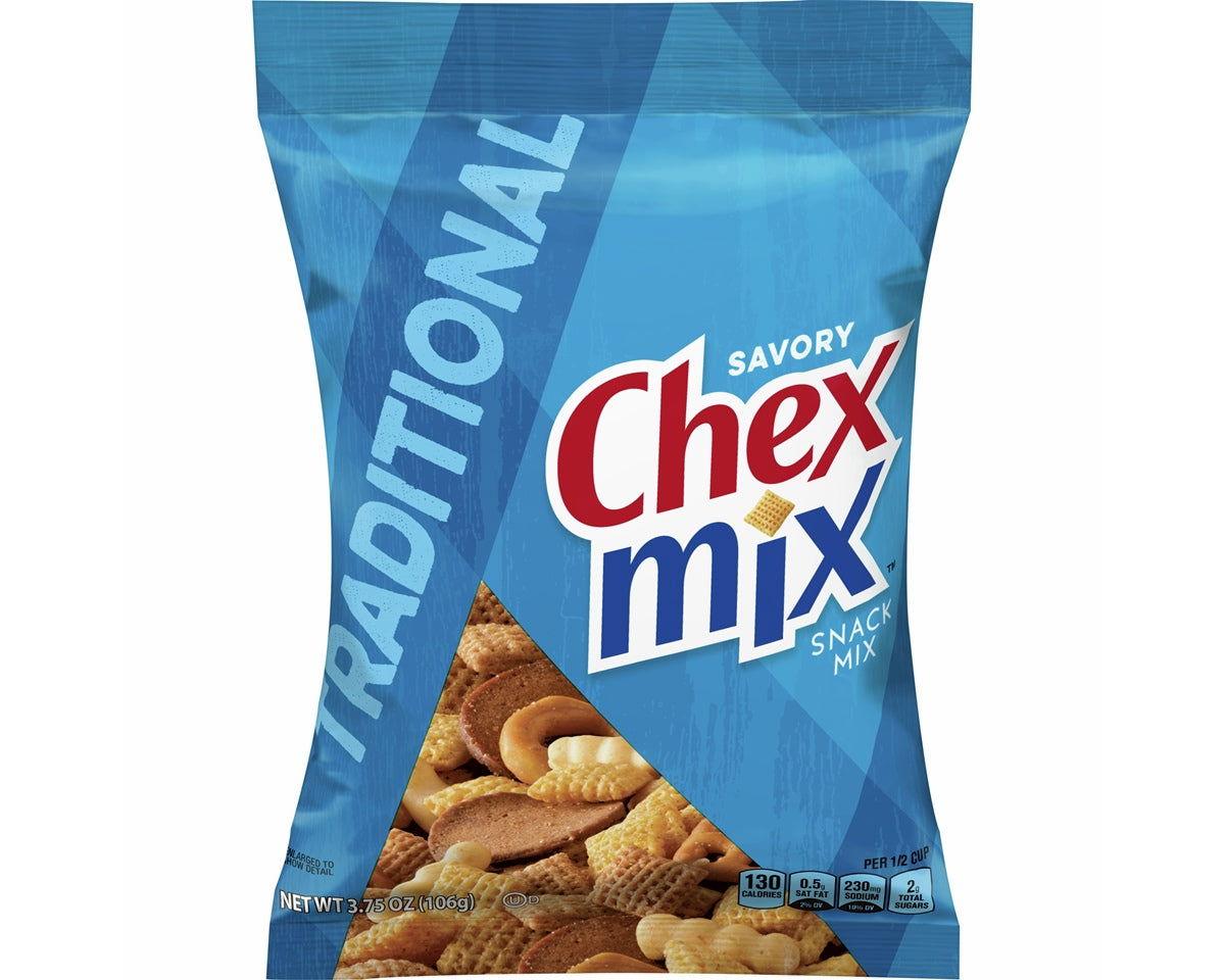 Savory Chex Mix Traditional Snack Mix 3.75 oz. Bags - CandyFavorites
