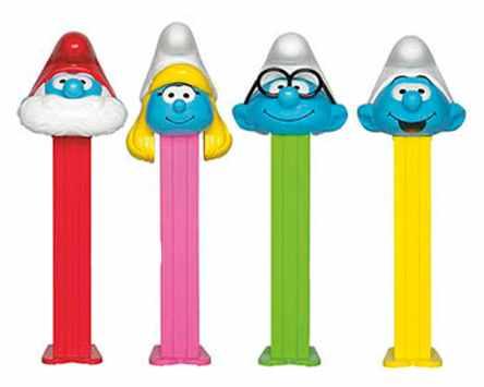Smurfs Pez Dispensers - 12 / Box