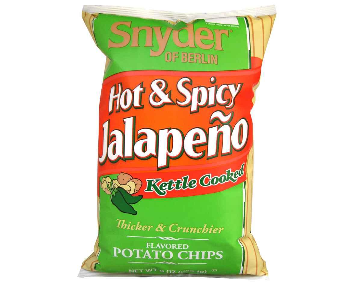 Snyder of Berlin Hot & Spicy Jalapeno Potato Chips 9.5 oz