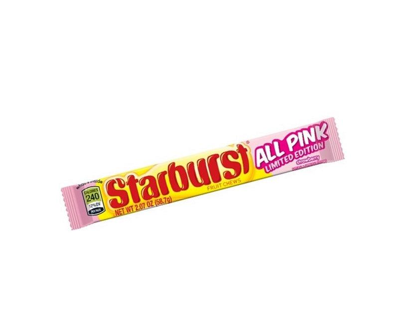 Starburst All Pink Fruit Chews Limited Edition - CandyFavorites