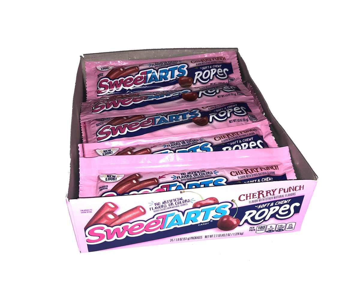 Sweetarts Soft & Chewy Cherry Punch Ropes - 24 / Box – Candy
