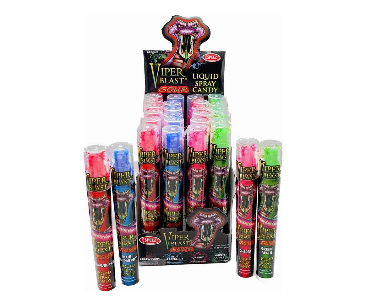 Viper Blast Sour Liquid Spray Candy 1.35 oz., Case of 24