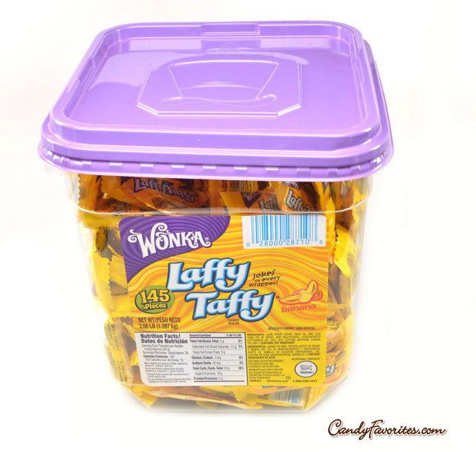 Wonka Laffy Taffy Banana Candy - CandyFavorites