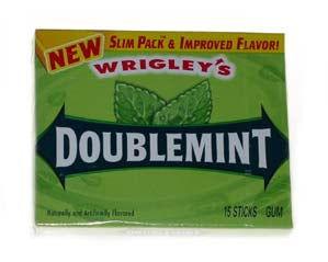 Wrigley's Doublemint Chewing Gum Slim Pack - CandyFavorites