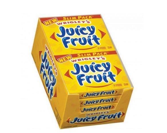Wrigley's Juicy Fruit Gum Slim Pack - CandyFavorites