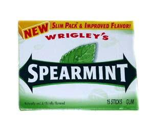 Wrigley's Spearmint Gum Slim Pack - CandyFavorites