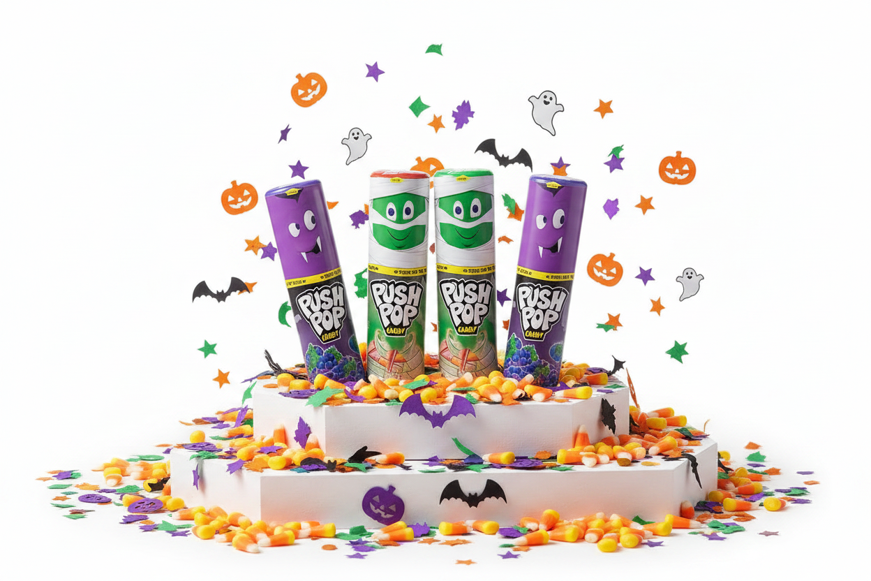 Bazooka Halloween Push Pop - 24 / Box – Candy Favorites
