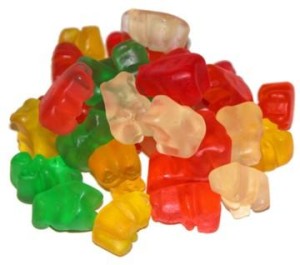 Haribo Gummi Bears are better than teddy bears....