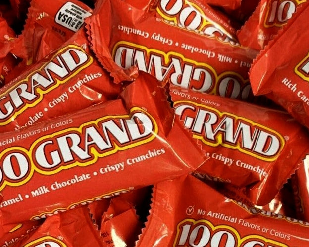 100 Grand Fun Size Candy Bars - 2 lbs. – Candy Favorites